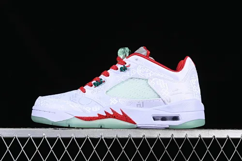 All categories Air Jordan Jordan series basketball shoes Air Jordan 5 Air Jordan 5 Low AJ5 Joe 5 white jade silk low-top basketball shoes 1551183